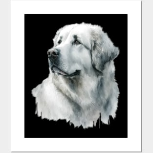 Snow-Capped Serenade Great Pyrenees Dreams, Tee Trendsetter Triumphs Posters and Art